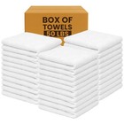 White Terry Bar Mop Towels - 600 Lb Pallet     12  50 Lb Boxes Bulk Cotton Rags