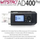 Godox Ad400 Pro Ad400pro All-in-one Outdoor Flash 400ws With 21 6v 2600mah Li   