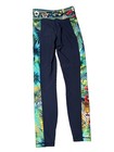 Johnny Was Bee Active Tropical Floral Tiger Print Leggings With Pockets