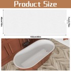 2 Roll Adhesive Peva Safety Bath Mat With Drain Cut Out Anti Slip Non Skid Sa   