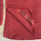 Norwex Microfiber Textured Kitchen Towel   Cloth Set Pomegranate