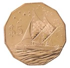 Cook Islands 5 Dollars  2015  N  73329  Mint