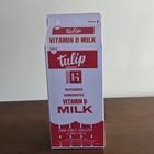 Vintage Tulip Brand Half Gallon Milk Carton Holland Dairies  Holland  Indiana