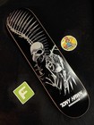 Rare Signed Tony Hawk Silver Black Falcon Birdhouse Skateboard Deck Autographed