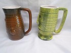 Westwood Japan   1960 s Vintage Set Of 2 Tiki Mugs  Pineapple Man   One Other 