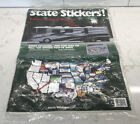 Rv State Stickers United States Travel Camper Rv Adhesive Decal Map Kit Us New