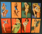 1940 s Mutoscope 64 Card Set Pinup Girls Earl Moran Zoe Mozert Near Mint