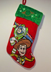 Disney Pixar Toy Story 4 Woody   Buzz Lightyear 17  Hanging Christmas Stocking