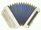 Vintage Hohner Artiste Iv B Griff 4 Rows Button Accordion Made In Germany 2560