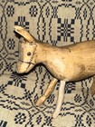 Hand Carved Folk Art Child   s Horse Wooden Toy