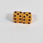Vintage Pair 5 18 Inch Butterscotch Bakelite Dice  i36 
