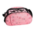 Pink Floral Pet Carrier Portable Travel Crate Dog Cat Comfort Shoulder Bag Small