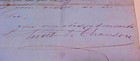 France Champaign Autograph Of Moet Chandon 1860 Epernay B s London  Rare