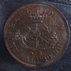Pc-5c1 Iccs Ms-62 Halfpenny 1854 Token Province Of Upper Canada Bank Breton 720