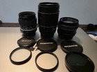 Lot Of 3 Assorted Camera Lenses   3 Filters Promaster Nikon Starbitz See Descrip