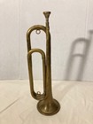 Vtg Czechoslovakian Brass Army Military Boy Scout Bugle Trumpet Horn 17 