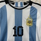 Argentina National Soccer Team Messi  10 Afa  Youth Size Us 28 Boys Soccer Team