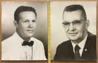 4 Large Vtg Mid-century 1950s B w Family Staging Studio Portraits Photos Props