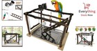 Bird Play Gym Wood Stand Parrot Playground Perch Climb Ladder Swing Feeding Cups