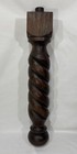 Antique Turned Solid Wood Barley Twist Table Leg Baluster Post 23 h Salvage