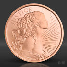 1 Oz Justice Copper Round 2025  999 Fine Copper Bullion 1 Avdp Ounce