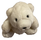 Coca Cola White Polar Bear Teddy Plush Stuffed Animal Toy 7  Seated Vintage 1996