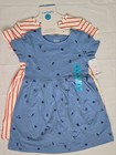 Carter s Girls 2-pack Dresses 4t Blue Nautical Sailboat Red white Stripe Nwt