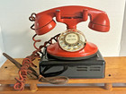 Western Electric 202 D1 Telephone Rotary Dial  F Handset W 684-bc Subset Ringer