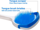 Tongue Brush  Tongue Scraper  Tongue Cleaner Helps Fight Bad Breath  4 Tongue Sc