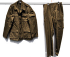 Vintage East German Military Rain Pattern Uniform Size Sg48- Medium Long Nos