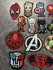 Lot Of 20 Superhero Sew On Or Iron On Patches Applique