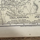 Large Antique 1905 Map Of Texas   Indian Territory  oklahoma  21 5    X 13 5    
