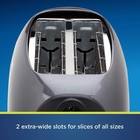 Oster 2 Slice  Bread  Bagel Toaster  Metallic Grey