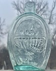 1850s Lancaster Cornucopia Urn Flask Pontil Aqua Rare  