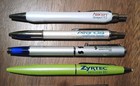 Pharmaceutical Drug Rep Metal Pens- Seroquel Aricept Zyrtec Viagra     Lot Of 7