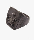 50 Ad Ancient Roman Legionary Silver Ring Legion Xv Primigenia Goddess Fortuna
