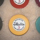 Alladin Las Vegas Casino Roulette Chips - Lot Of 6 Different Colors