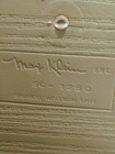Vintage Max Klein Sewing Box Green Plastic Grandma Core Needles Threads  12 
