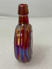 John Adams Carnival Glass Wheaton Presidential Decanter Red Iridescent
