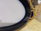 Limoges  20 Inch Extra Large Platter Cobalt Blue And Gold Trim Made In France