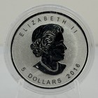 2016 Canada 1oz Silver  5 Maple Leaf Reverse Proof Bigfoot Privy