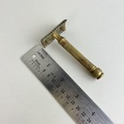 Vintage Gillette Safety Razor - Gold Color - Pre-1951 No Serial Number Comb