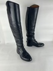 E Vogel Equestrian Black Leather Women s Field Riding 20  Tall Boots Sz 6     6 5