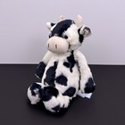 Jellycat Medium Bashful Calf     12  Soft Plush Toy Black White Farmyard Cow Nwt