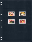  6 75 Scott Value  - 1995 Antigua Bees Flowers Caribbean Sea Cv Mnh Nh Umm