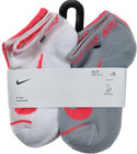 Nike Kids 6 Pk Multicolor No Show Polyester Cushion Athletic Sock Set Xs 10c-3y