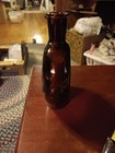 Clevenger Bros  Amber Glass Parsley Flask  1353