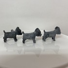 Vtg  1940 s Era Ideal Dog Food Good Luck Charm  Terrier Dog Lot Of 3  Neat  