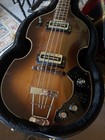 Rare Vintage Circa 1969 Hofner 5001 m Mix Circuit Bass Guitar  Made In Germany