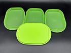 4 Piece Set Tupperware Fridge Stackables Deli Keepers Meat Cheese Oval Container